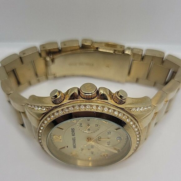 Michael Kors Bradshaw MK5605 Women Stainless Steel Analog Dial Wrist Watch AM697 - Picture 8 of 11